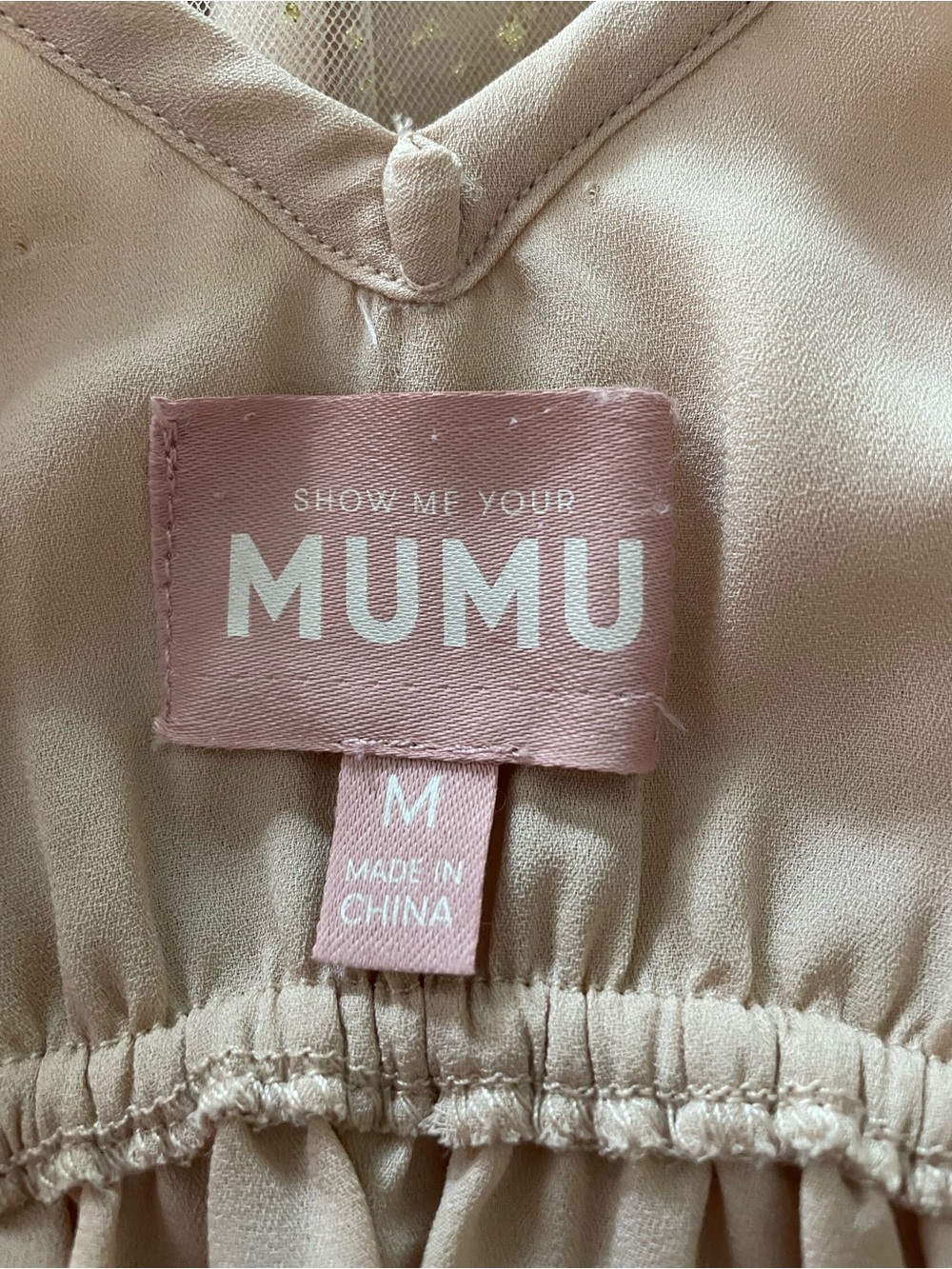 Show Me Your Mumu Miranda Dress Sparkle Dust Tulle Ruffle Mini Dress M Coquette - Picture 7 of 9